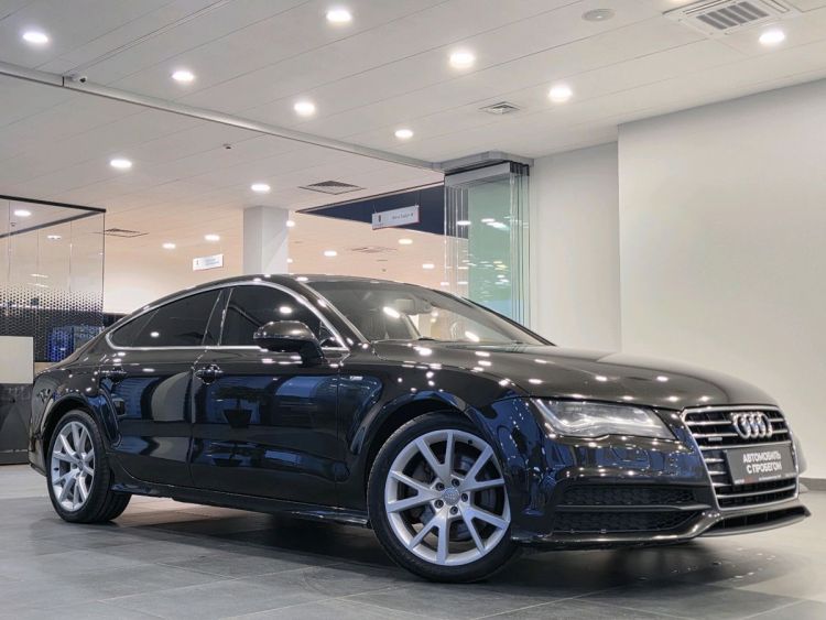 Audi A7 чёрный, S-tronic 3.0d AMT (245 л.с.) 4WD