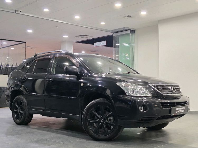 Lexus RX чёрный, 400h 3.3hyb CVT (211 л.с.) 4WD