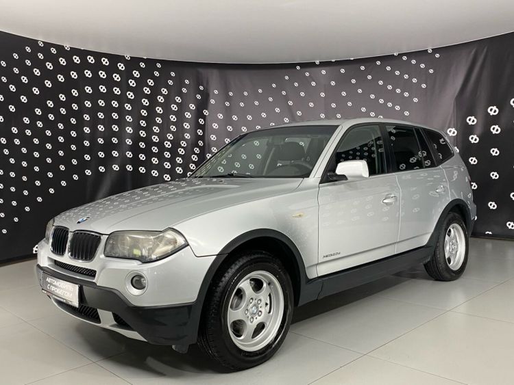 BMW X3 серебряный, 20d 2.0d AT (177 л.с.) 4WD